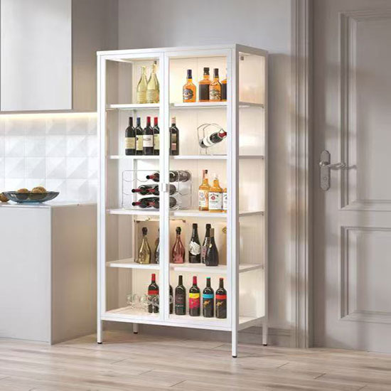 Commercial Wine Display Cabinets with 5 layers OEM Supplier