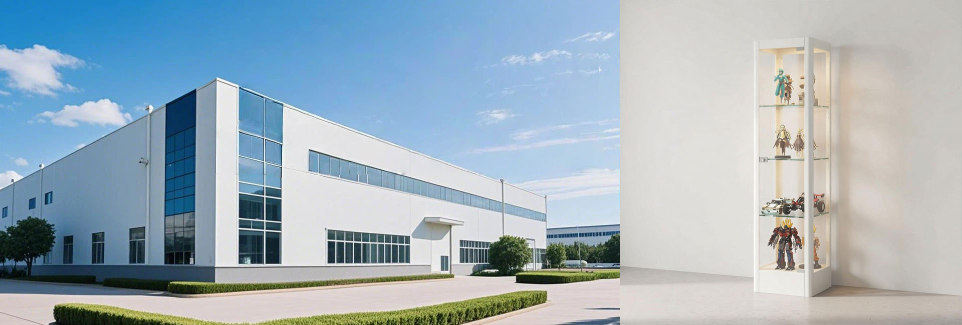 HNJUNTUO glass display cabinets factory showcase